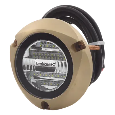 Luz LED Marina Subacuática / Blanco y Azul / 6000 Lúmenes / IP68 / Brone Naval / 10-24 VCD - Imagen 4