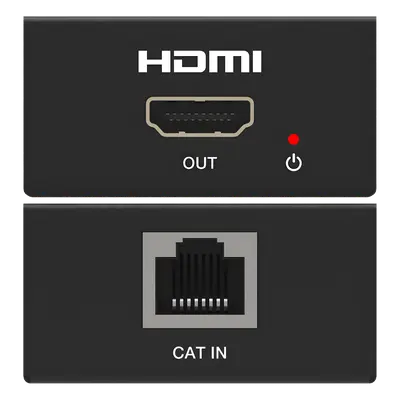 Splitter HDMI / 1x2 / 4K@60Hz a 60 m (197 ft) / 4K@30Hz a 70 m (230 ft) / Extensión Cat6 / Salida Loop / EDID / HDCP 2.2 / PoC - Imagen 5