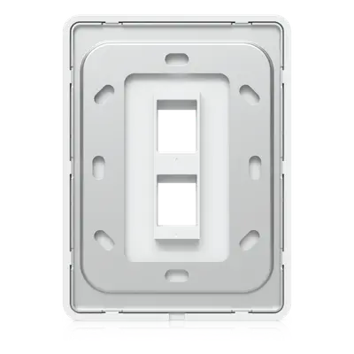 Placa Keystone Universal / 2 Puertos / Superficie Pintable / Montaje Vertical / 4 Piezas - Imagen 5