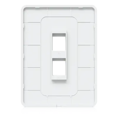 Placa Keystone Universal / 2 Puertos / Superficie Pintable / Montaje Vertical / 4 Piezas - Imagen 6