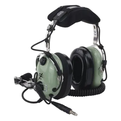 Auriculares de Aviación / Cancelación Activa de Ruido / Reducción 24 dB / Cable Espiral 1.5 m (4.9 ft) / Micrófono M-7A / Certificación FAA TSO - Imagen 6